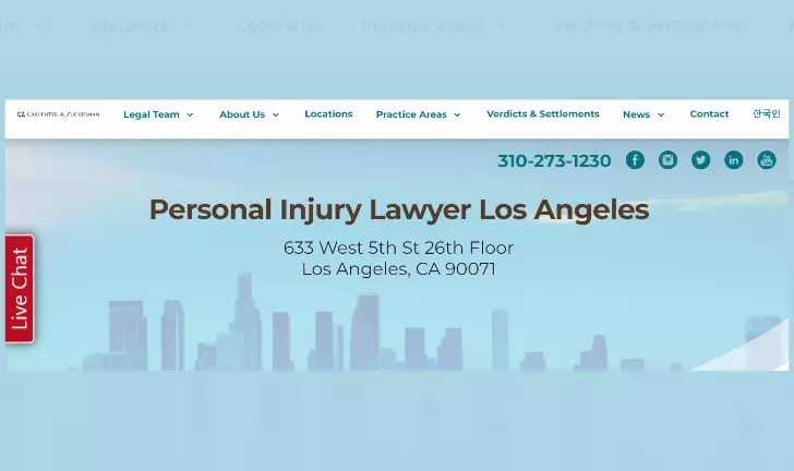 Personal injury Lawyer Los Angeles czrlaw.com