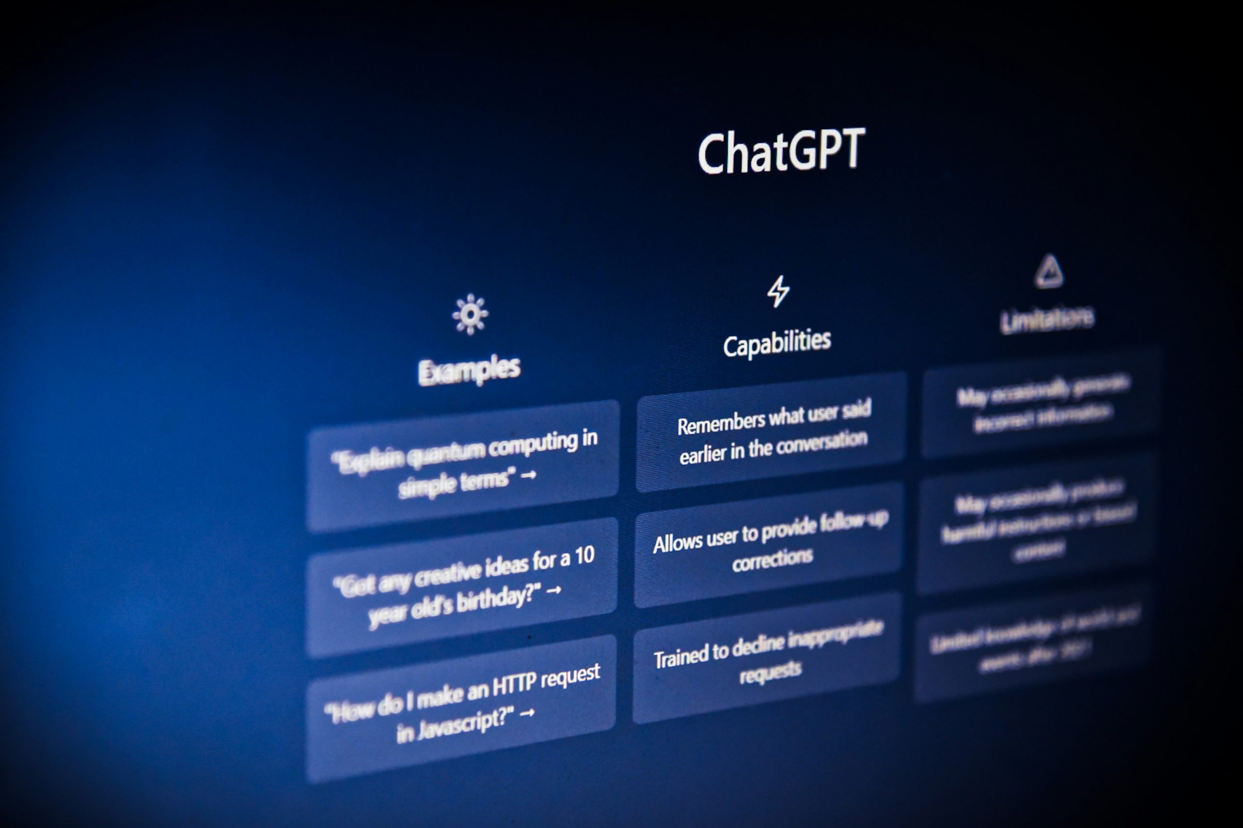 chatgpt features