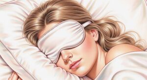 cozy sleep with silk pillowcase