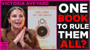 bestselling author Victoria Aveyard reflecting on world-building and creative discipline through Tolkien's trilogy
