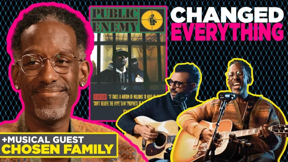 Chosen Family live performance promo with Public Enemy album artwork. Shawn Stockman interview